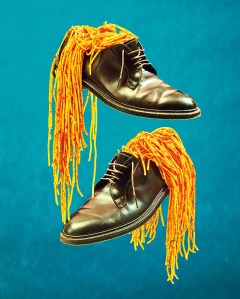 Maurizio Cattelan und Pierpaolo Ferrari, aus der Serie »Cattelan & Ferrari«, erschienen in »Zeit Magazin 1/16 - 20/16«, nominiert für einen LeadAward in der Kategorie »Still-Life-Fotografie des Jahres«